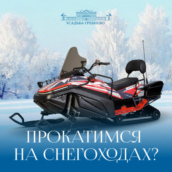 Прокатимся на снегоходах?