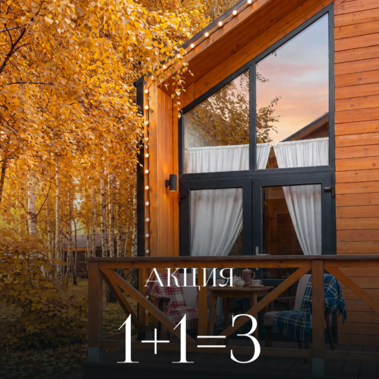 Акция «1+1=3»